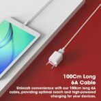 Mi USB to Type-C HyperCharge Cable – 120W, 6A, 1M (White) - Image 2