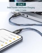 Wayona 65W Type-C to Type-C Fast Charging Cable – 3M, Black - Image 3