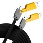 Basesailor 4-in-1 Braided Fast Charging Cable – 120W, 1M