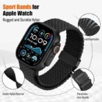 VEMIGON Parachute Buckle Nylon Strap for Apple Watch – Stretchy Braided Sport Band - Image 4