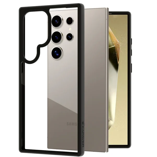 Samsung Galaxy S24 Ultra Hybrid Back Cover Case – Black