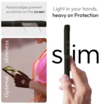 Samsung Galaxy S24 Ultra Hybrid Back Cover Case – Black - Image 3