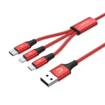 Unitek C4049RD 3-in-1 USB Charging Cable – 1.2M